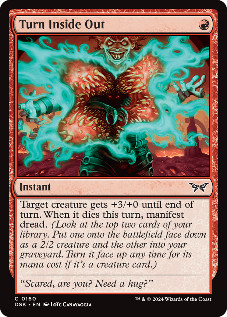 Turn Inside Out (160) Foil - Duskmourn: House of Horror