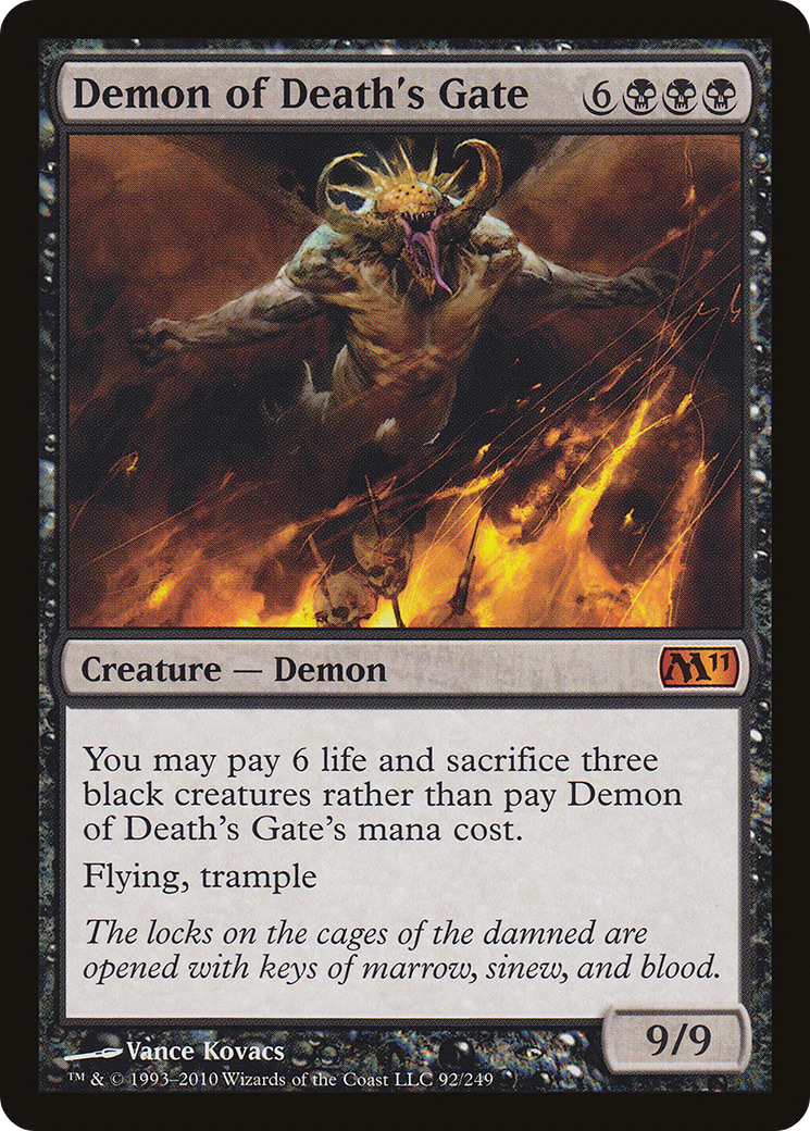 Demon of Death's Gate (092) Foil - Magic 2011