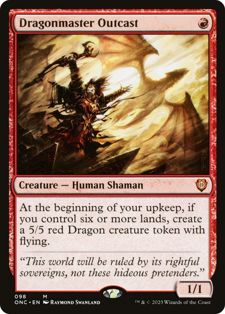 Dragonmaster Outcast (098) - Phyrexia: All Will Be One Commander