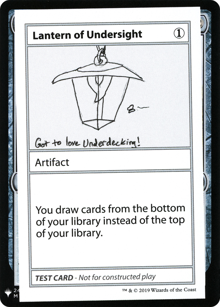 Lantern of Undersight (106) - Mystery Booster Playtest Cards 2019