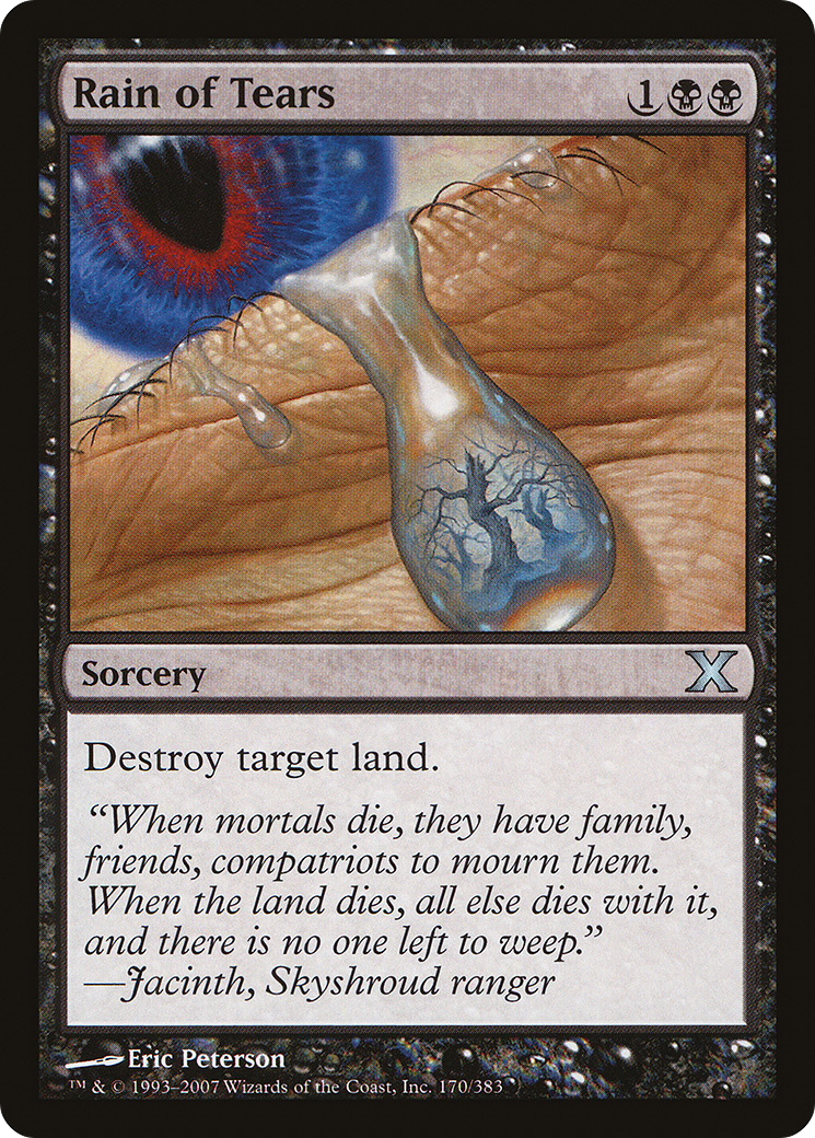 Rain of Tears (170) Foil - Tenth Edition