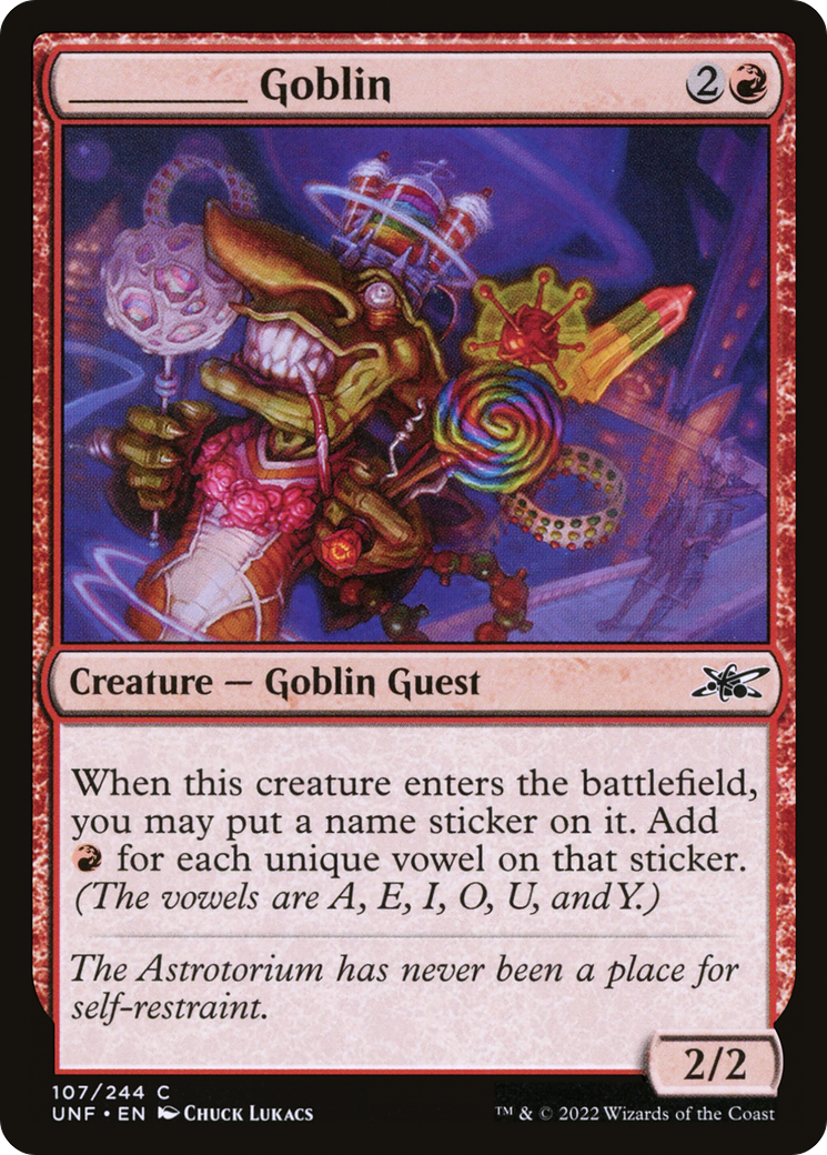 _____ Goblin (107) Foil - Unfinity