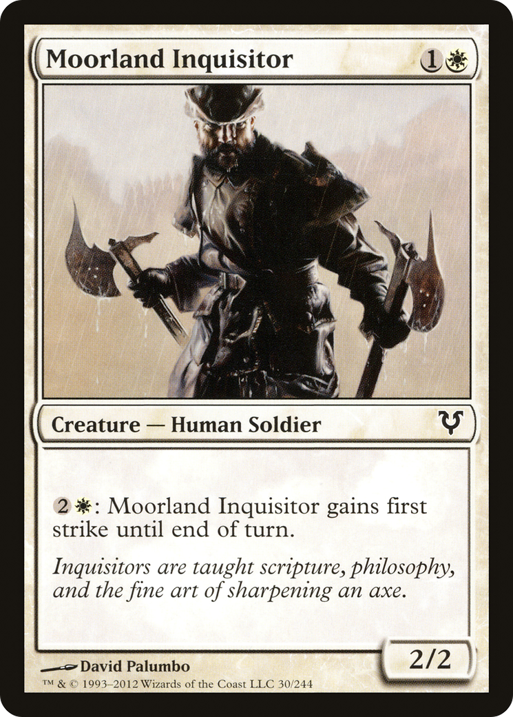 Moorland Inquisitor (030) Foil - Avacyn Restored