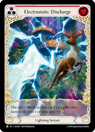 Electrostatic Discharge (Red) (Extended Art) (LGS347) Rainbow Foil - FaB Promos