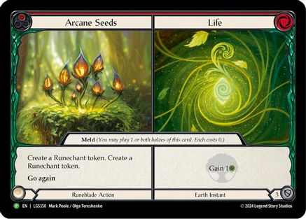 Arcane Seeds // Life (LGS350) Cold Foil - FaB Promos
