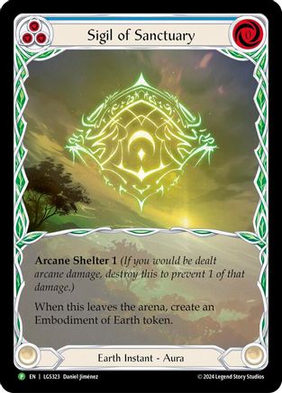 Sigil of Sanctuary (Extended Art) (LGS323) Rainbow Foil - FaB Promos