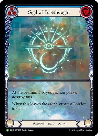 Sigil of Forethought (Extended Art) (LGS327) Rainbow Foil - FaB Promos