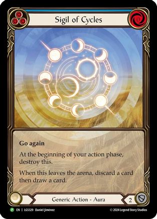 Sigil of Cycles (Extended Art) (LGS329) Rainbow Foil - FaB Promos