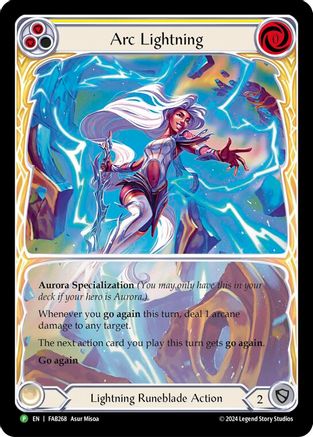 Arc Lightning (Extended Art) (FAB268) Rainbow Foil - FaB Promos