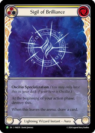 Sigil of Brilliance (Extended Art) (FAB270) Rainbow Foil - FaB Promos