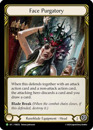 Face Purgatory (Golden) (FAB252) Cold Foil - FaB Promos