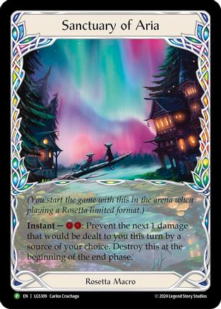 Sanctuary of Aria (Extended Art) (LGS309) Cold Foil - FaB Promos