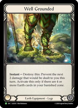Well Grounded (LGS313) Rainbow Foil - FaB Promos