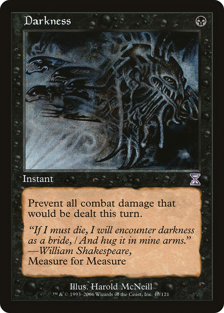 Darkness (Retro) (040) Foil - Time Spiral Timeshifted
