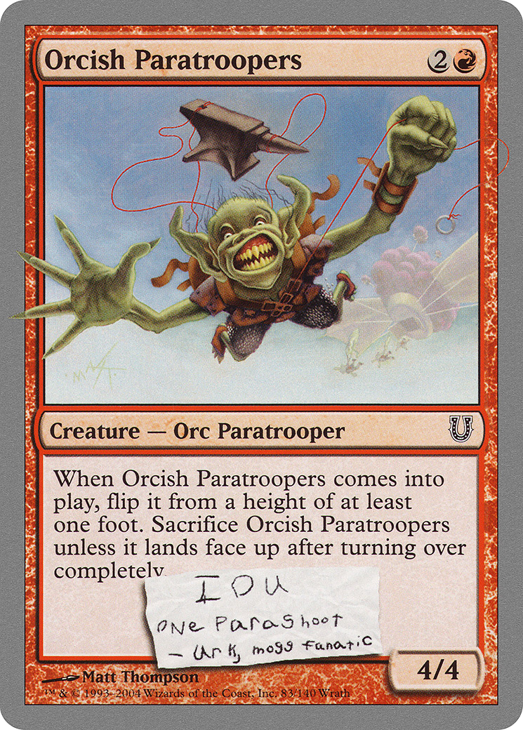 Orcish Paratroopers (083) - Unhinged