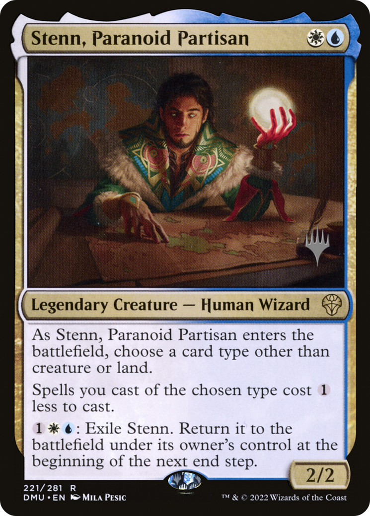 Stenn, Paranoid Partisan (221) - Dominaria United Promos