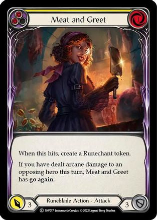 Meat and Greet (Yellow) (1HV017) - Historic Pack 1 Blitz Deck: Viserai