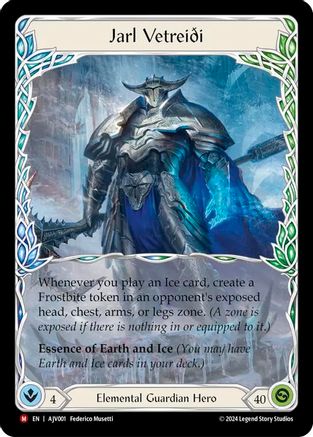 Jarl Vetreidi (AJV001) Rainbow Foil - Armory Deck: Jarl Vetreidi