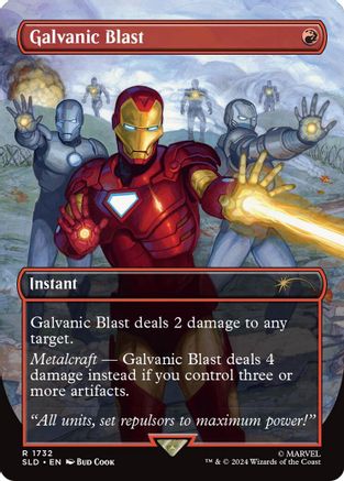 Galvanic Blast (1732) Foil - Secret Lair Drop Series