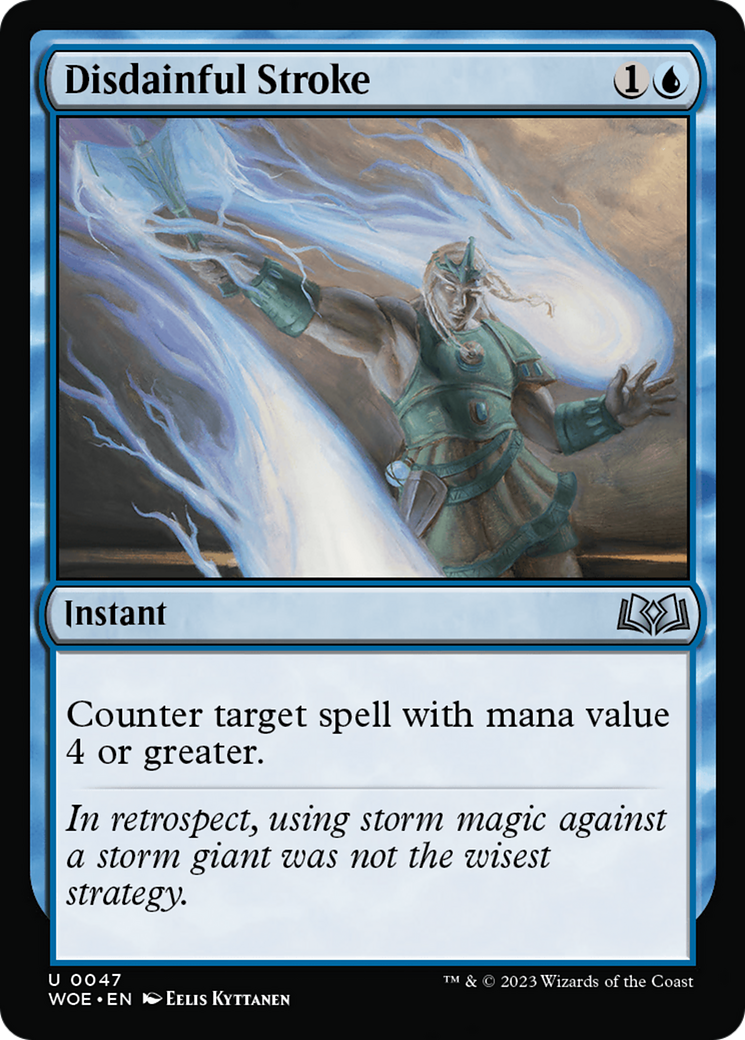 Disdainful Stroke (047) Foil - Wilds of Eldraine