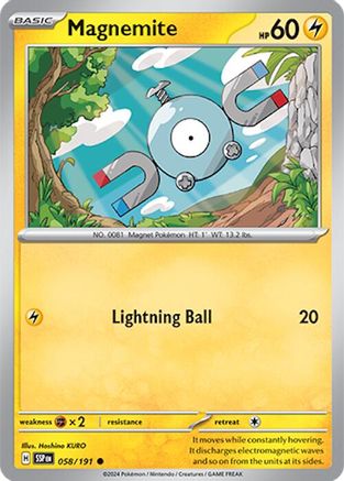 Magnemite (58) - SV08 Surging Sparks