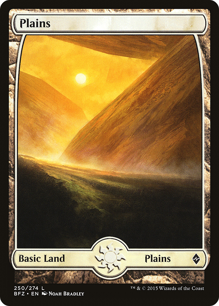 Plains – Full Art (250) - Battle for Zendikar