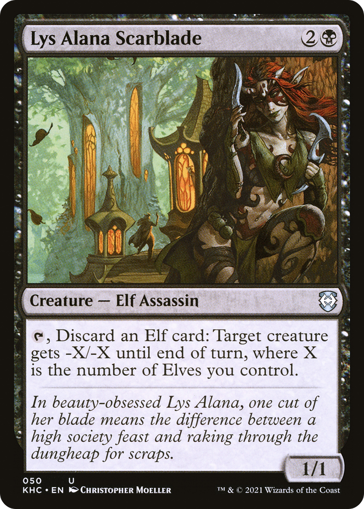 Lys Alana Scarblade (050) - Kaldheim Commander