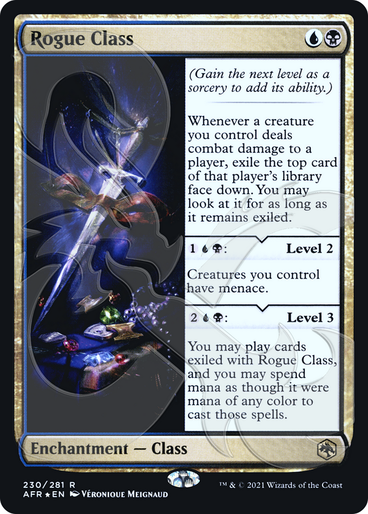 Rogue Class (230) Foil - Adventures in the Forgotten Realms Promos