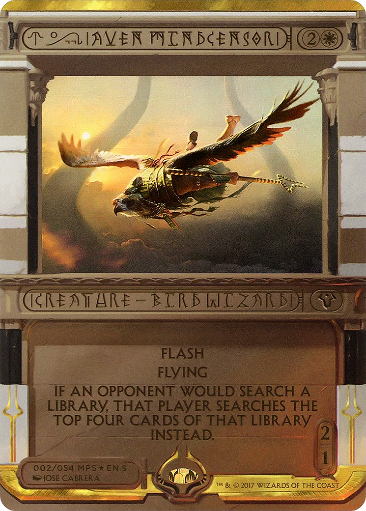 Aven Mindcensor (002) Foil - Amonkhet Invocations