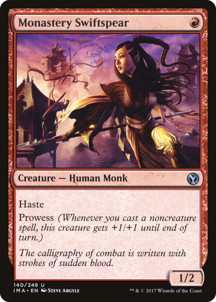 Monastery Swiftspear (140) Foil - Iconic Masters