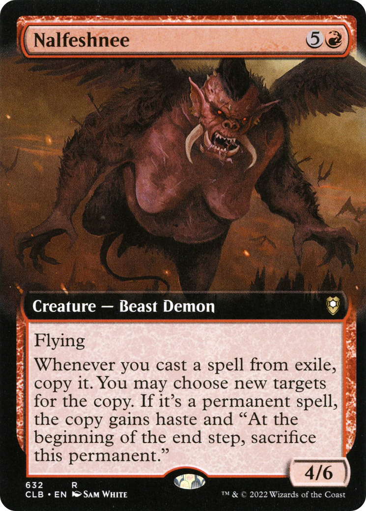 Nalfeshnee (Extended Art) (632) - Commander Legends: Battle for Baldur's Gate