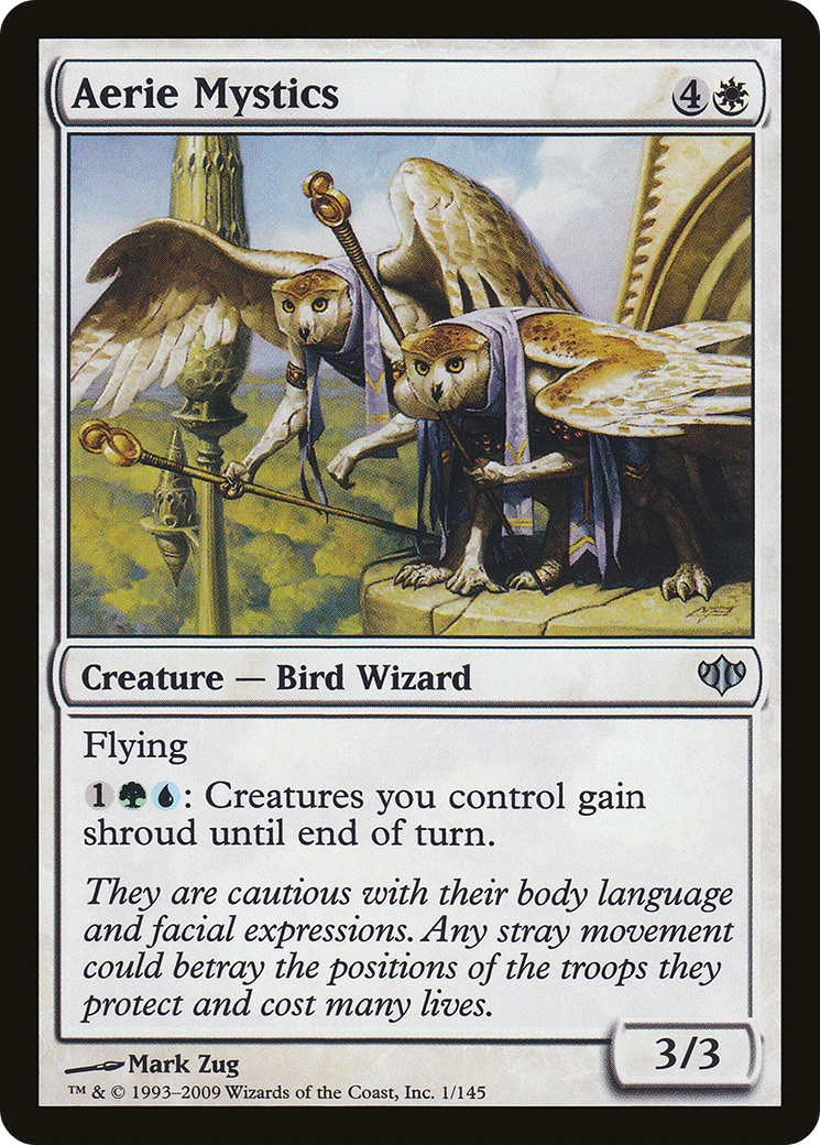 Aerie Mystics (001) Foil - Conflux