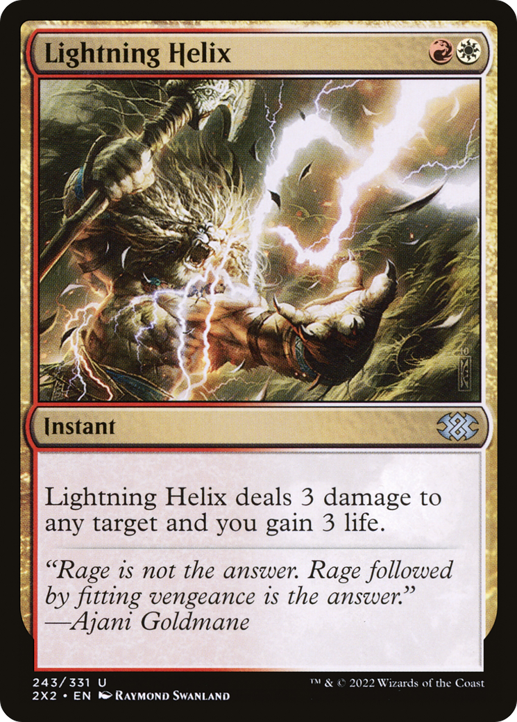 Lightning Helix (243) Foil - Double Masters 2022