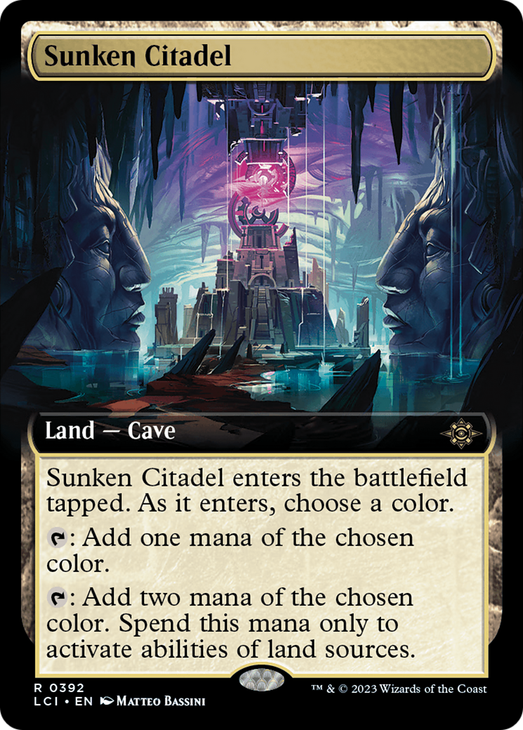Sunken Citadel (Extended Art) (392) - The Lost Caverns of Ixalan