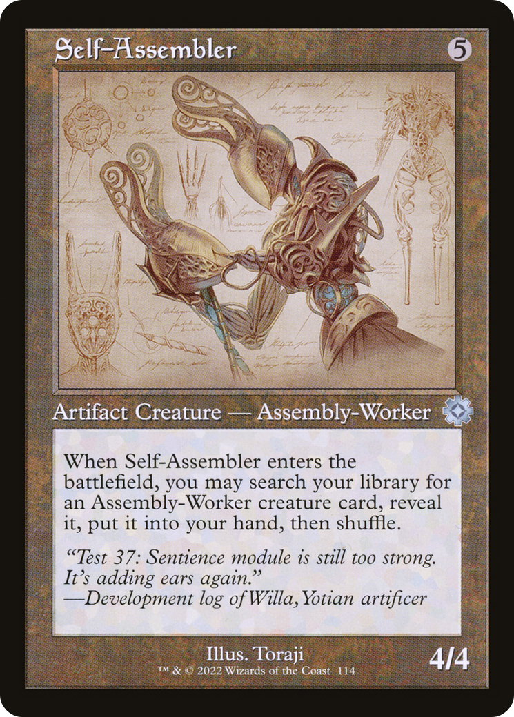 Self-Assembler (Schematic) (Retro) (114) Foil - The Brothers' War Retro Artifacts