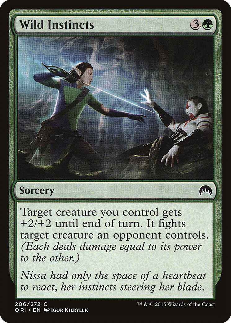 Wild Instincts (206) Foil - Magic Origins