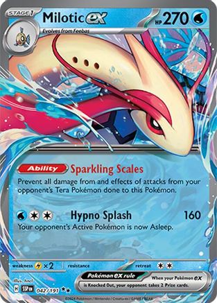 Milotic ex (42) Holofoil - Surging Sparks