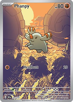 Phanpy - 205/191 (205) Holofoil - SV08 Surging Sparks