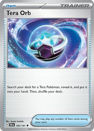 Tera Orb (189) - SV08 Surging Sparks