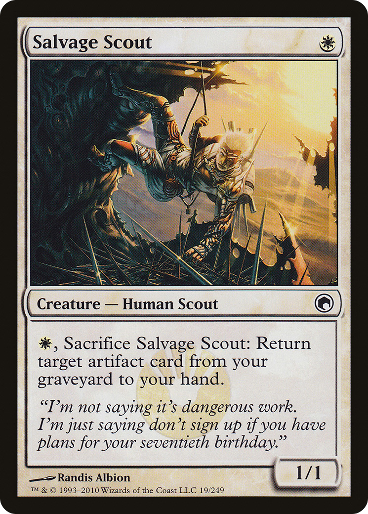 Salvage Scout (019) - Scars of Mirrodin