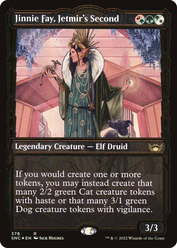 Jinnie Fay, Jetmir's Second (Gilded Foil) (378) Foil - Streets of New Capenna