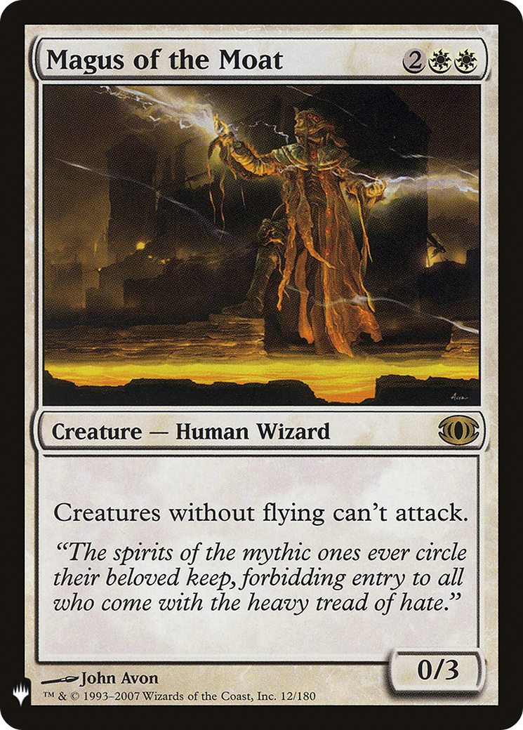 Magus of the Moat (FUT-12) - The List