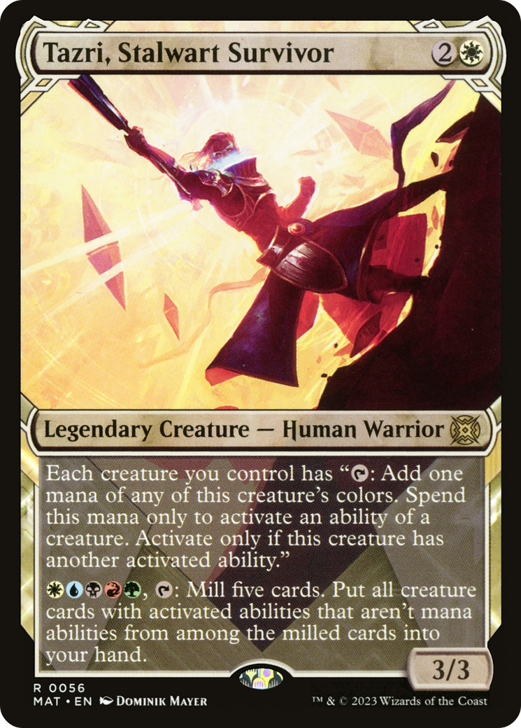 Tazri, Stalwart Survivor (Showcase) (056) - March of the Machine: The Aftermath