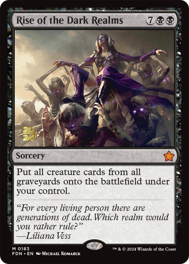 Rise of the Dark Realms (183) Foil - Foundations Promos