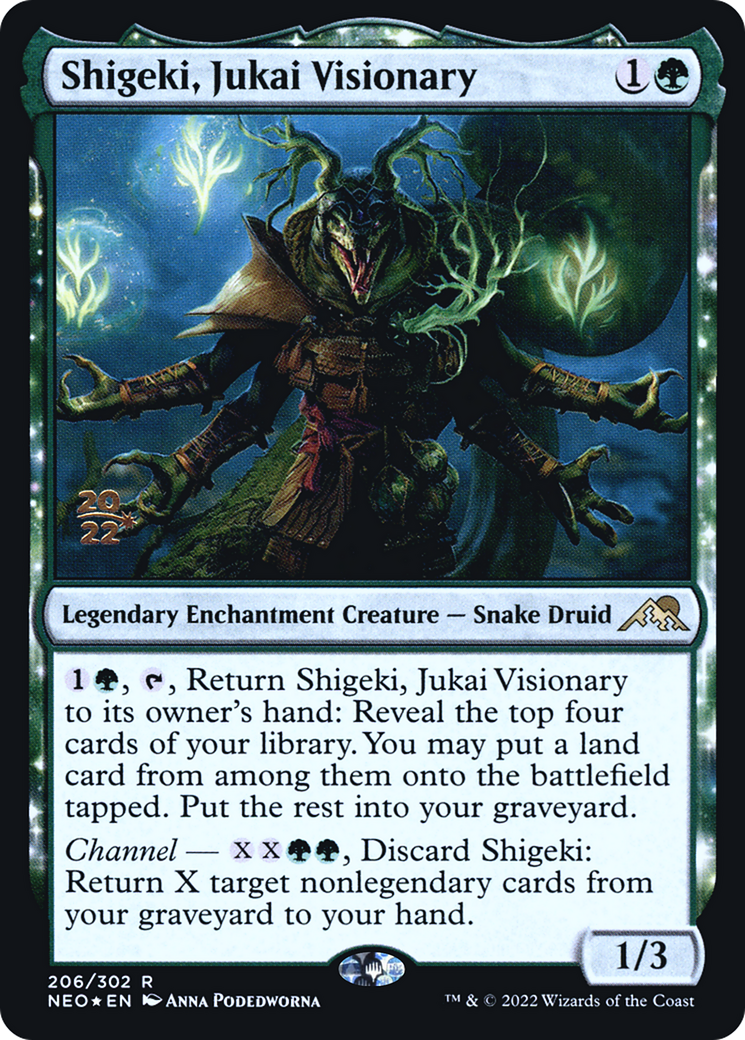 Shigeki, Jukai Visionary (206s) Foil - Kamigawa: Neon Dynasty Promos