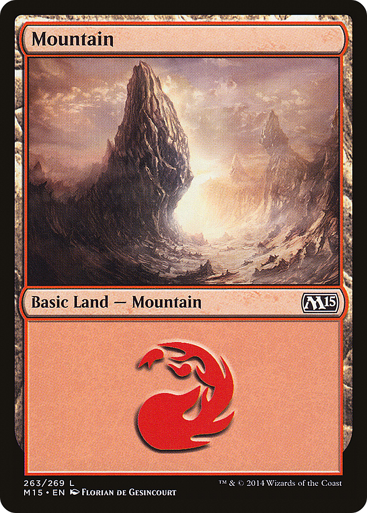 Mountain (263) Foil - Magic 2015
