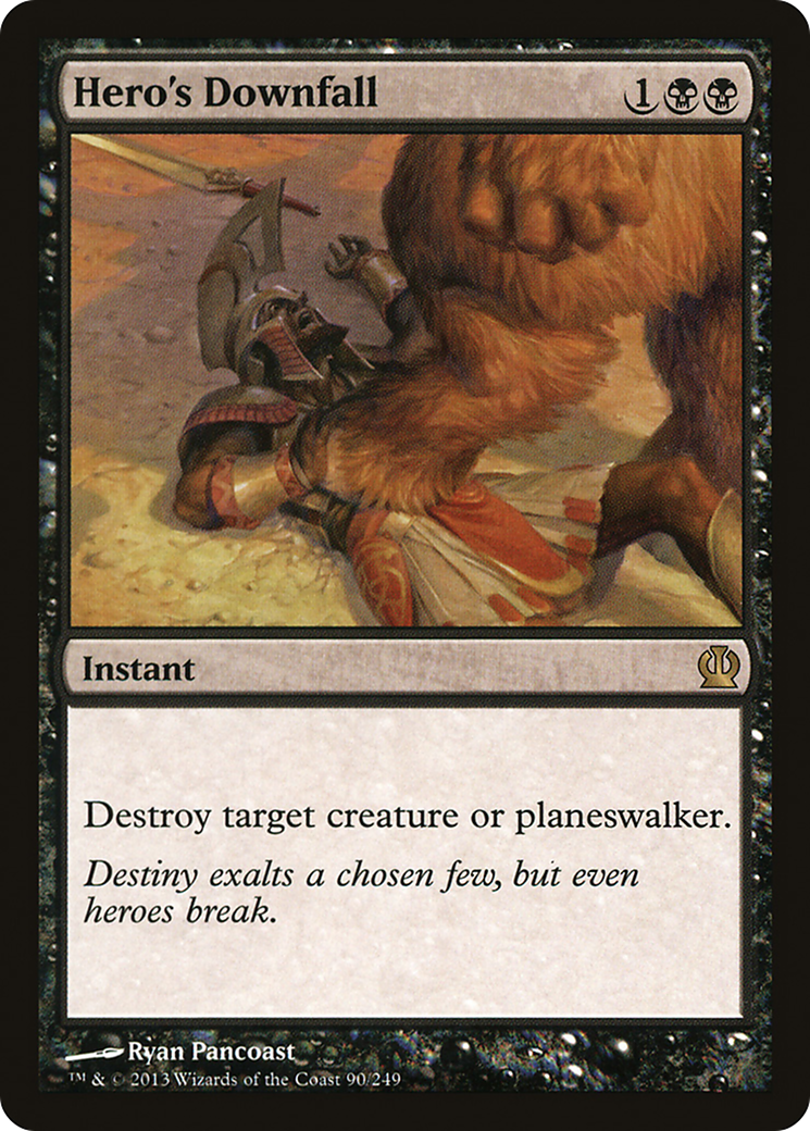 Hero's Downfall (090) Foil - Theros