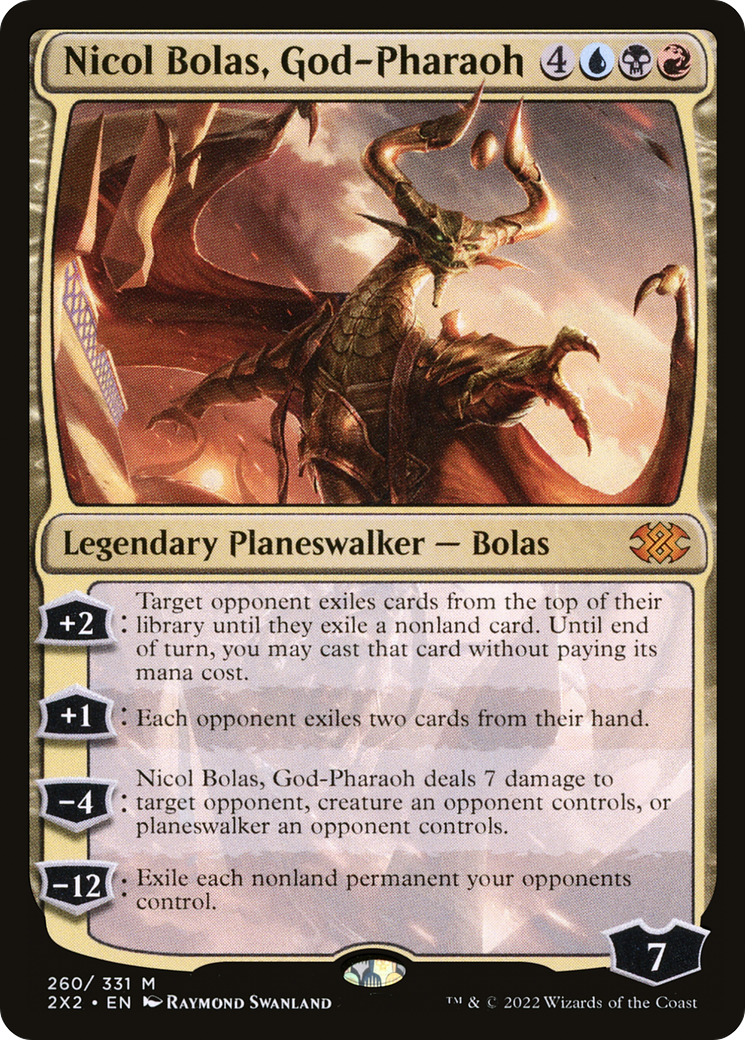 Nicol Bolas, God-Pharaoh (260) Foil - Double Masters 2022