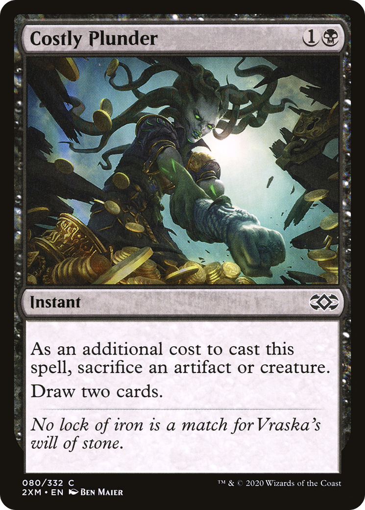 Costly Plunder (080) Foil - Double Masters