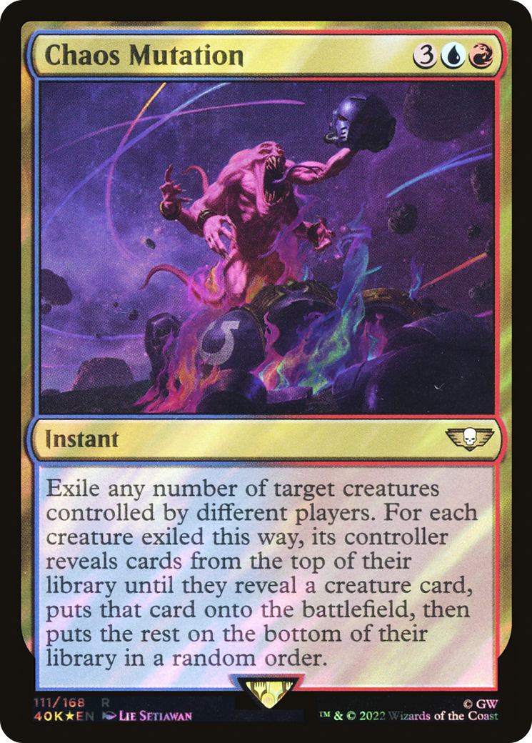 Chaos Mutation (111) Surge Foil - Warhammer 40,000 Commander
